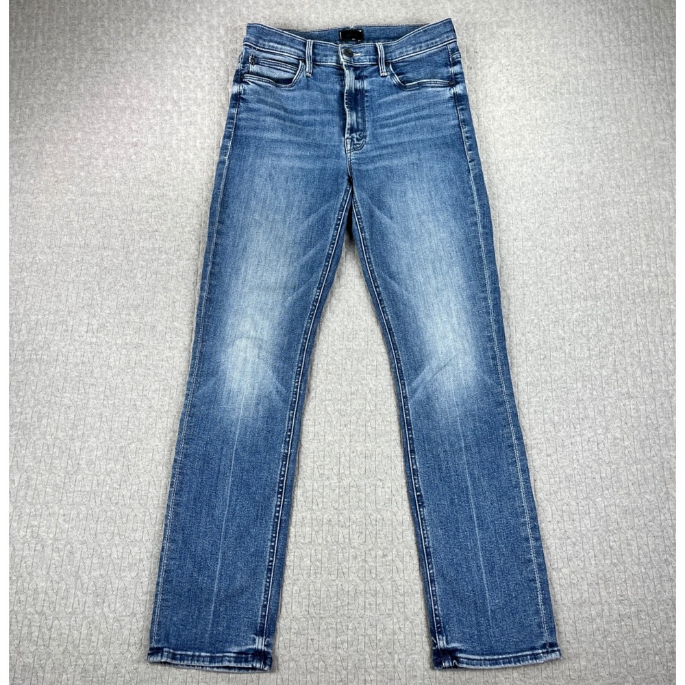 MOTHER Women's Straight Leg Jeans - Medium Blue Wash
